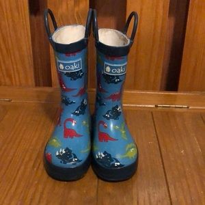 Boys dinosaur rain boots